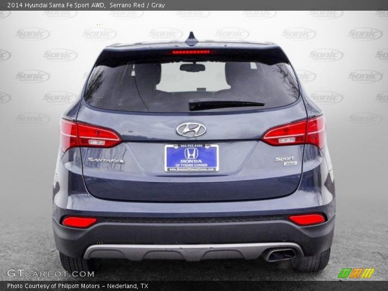 Serrano Red / Gray 2014 Hyundai Santa Fe Sport AWD