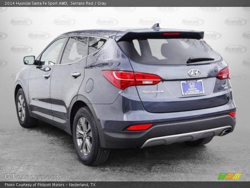 Serrano Red / Gray 2014 Hyundai Santa Fe Sport AWD