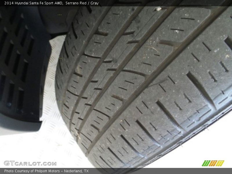 Serrano Red / Gray 2014 Hyundai Santa Fe Sport AWD