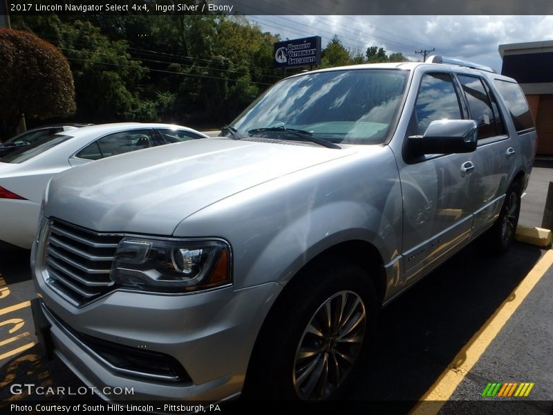 Ingot Silver / Ebony 2017 Lincoln Navigator Select 4x4