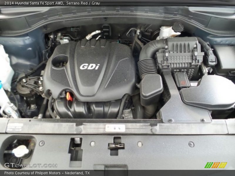 Serrano Red / Gray 2014 Hyundai Santa Fe Sport AWD