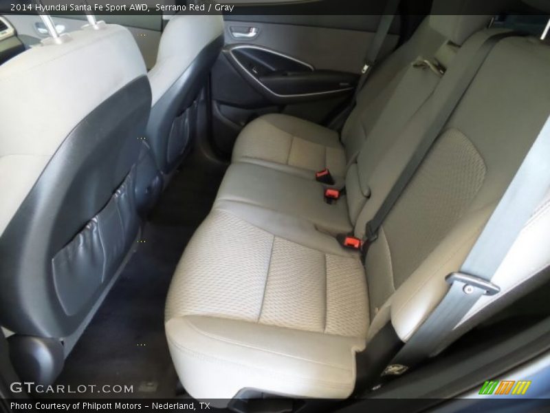 Serrano Red / Gray 2014 Hyundai Santa Fe Sport AWD