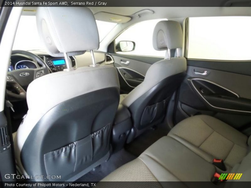 Serrano Red / Gray 2014 Hyundai Santa Fe Sport AWD