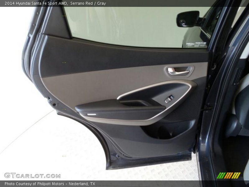 Serrano Red / Gray 2014 Hyundai Santa Fe Sport AWD