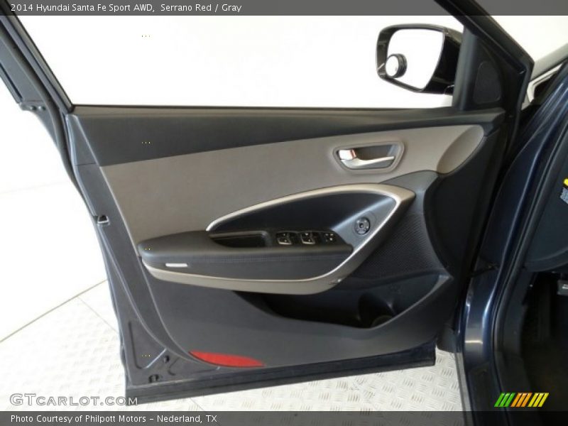 Serrano Red / Gray 2014 Hyundai Santa Fe Sport AWD