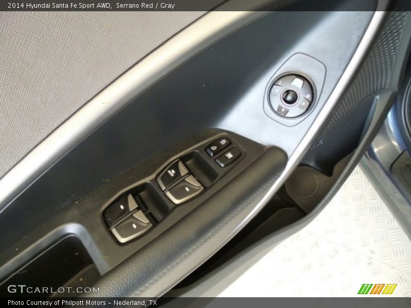 Serrano Red / Gray 2014 Hyundai Santa Fe Sport AWD