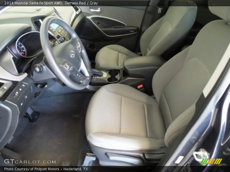 Serrano Red / Gray 2014 Hyundai Santa Fe Sport AWD