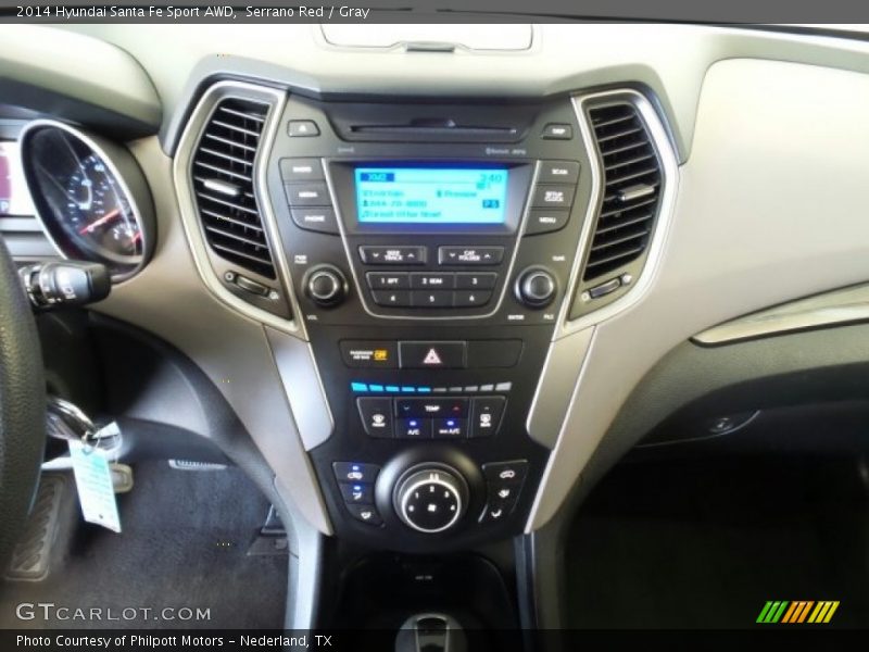 Serrano Red / Gray 2014 Hyundai Santa Fe Sport AWD