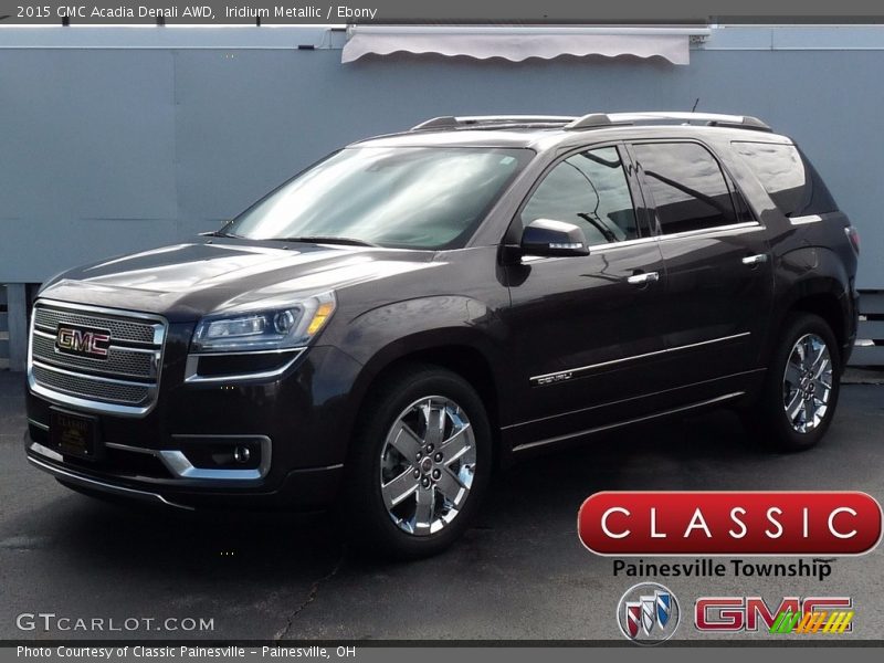 Iridium Metallic / Ebony 2015 GMC Acadia Denali AWD