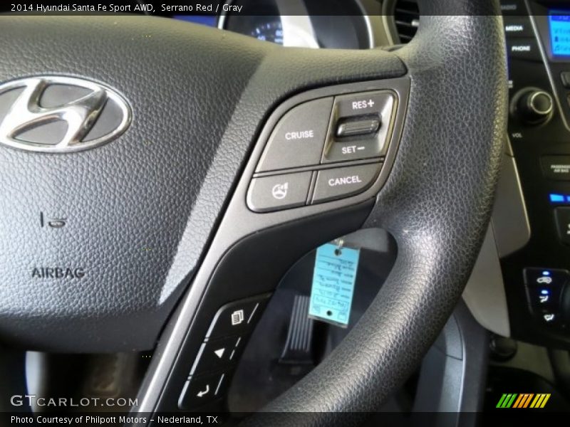 Serrano Red / Gray 2014 Hyundai Santa Fe Sport AWD
