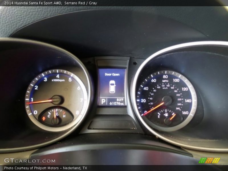 Serrano Red / Gray 2014 Hyundai Santa Fe Sport AWD