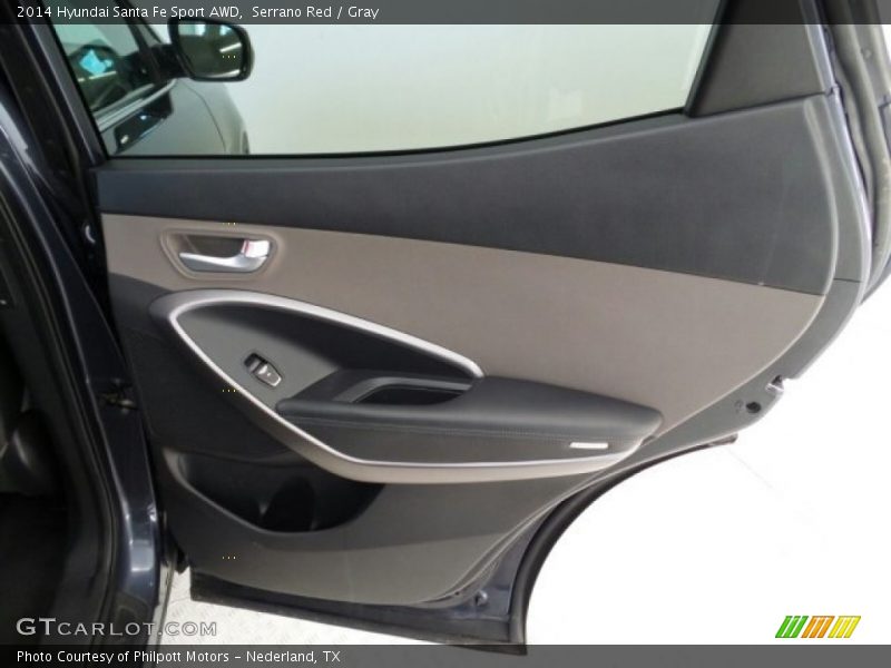 Serrano Red / Gray 2014 Hyundai Santa Fe Sport AWD