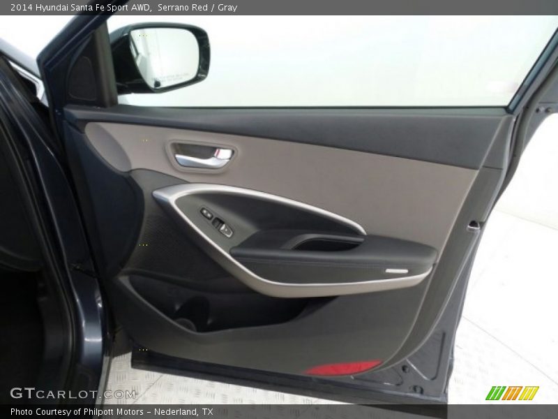 Serrano Red / Gray 2014 Hyundai Santa Fe Sport AWD
