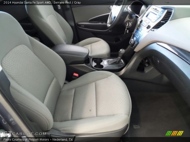 Serrano Red / Gray 2014 Hyundai Santa Fe Sport AWD