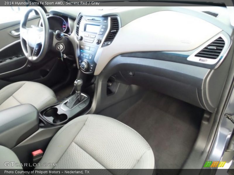 Serrano Red / Gray 2014 Hyundai Santa Fe Sport AWD