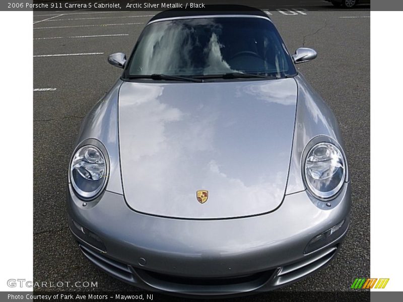 Arctic Silver Metallic / Black 2006 Porsche 911 Carrera S Cabriolet