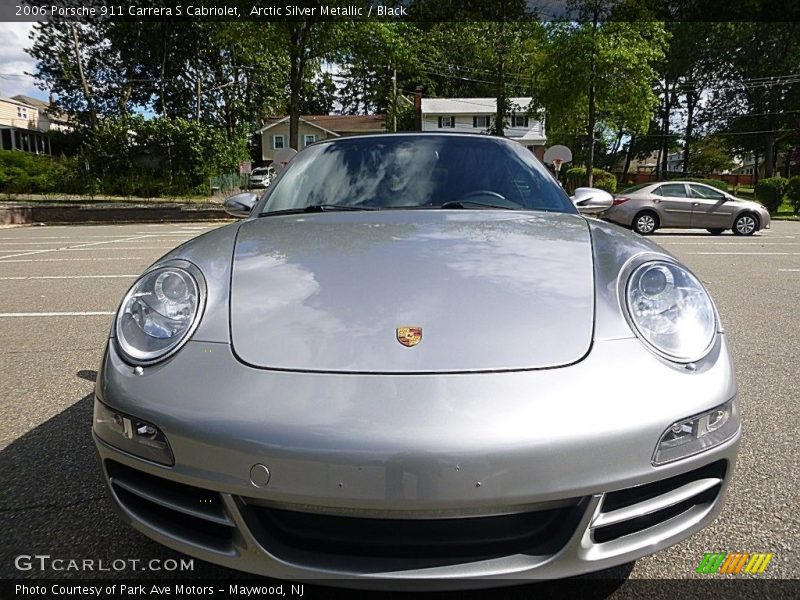 Arctic Silver Metallic / Black 2006 Porsche 911 Carrera S Cabriolet