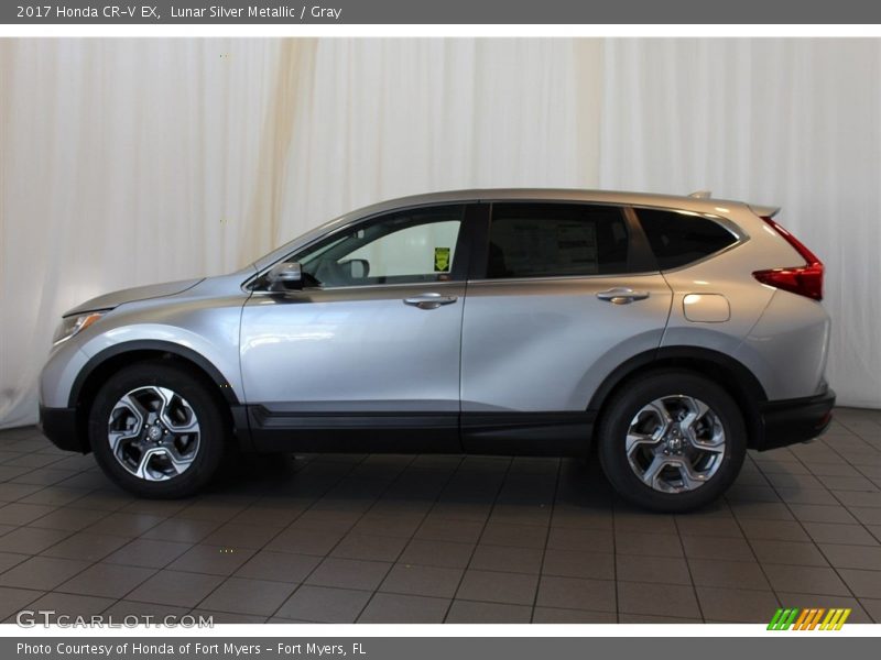 Lunar Silver Metallic / Gray 2017 Honda CR-V EX