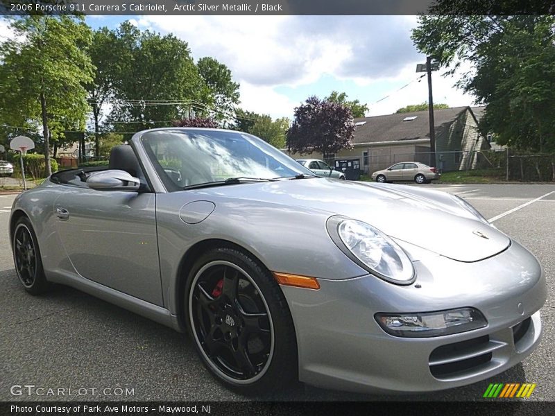 Arctic Silver Metallic / Black 2006 Porsche 911 Carrera S Cabriolet