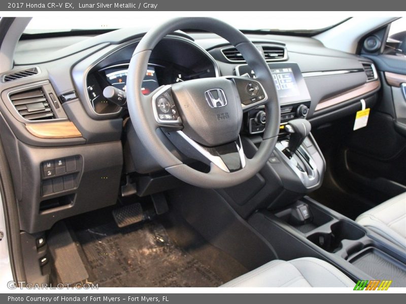 Lunar Silver Metallic / Gray 2017 Honda CR-V EX
