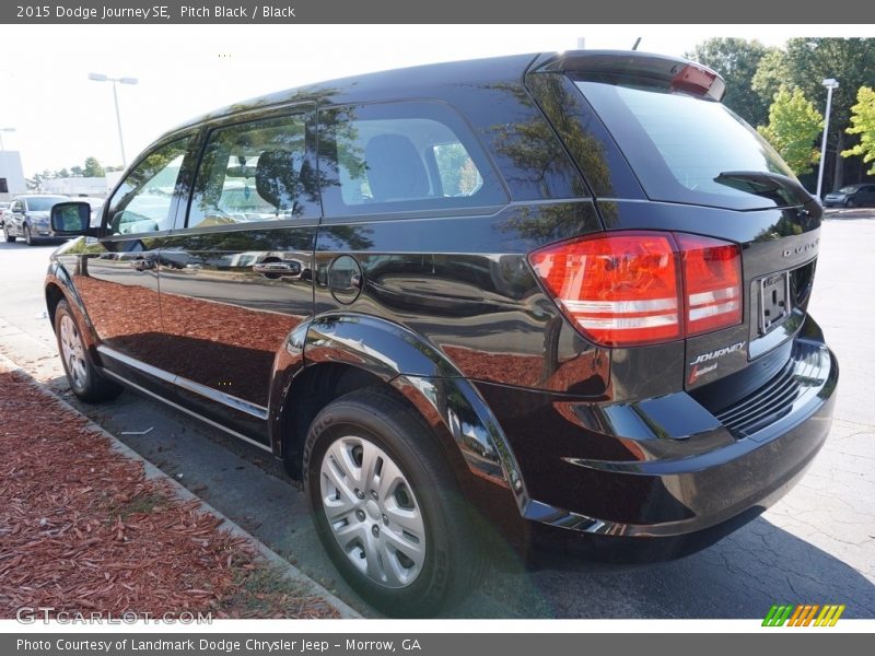 Pitch Black / Black 2015 Dodge Journey SE