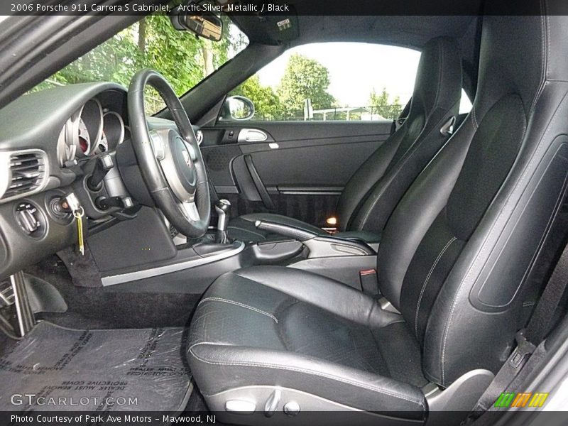 Arctic Silver Metallic / Black 2006 Porsche 911 Carrera S Cabriolet