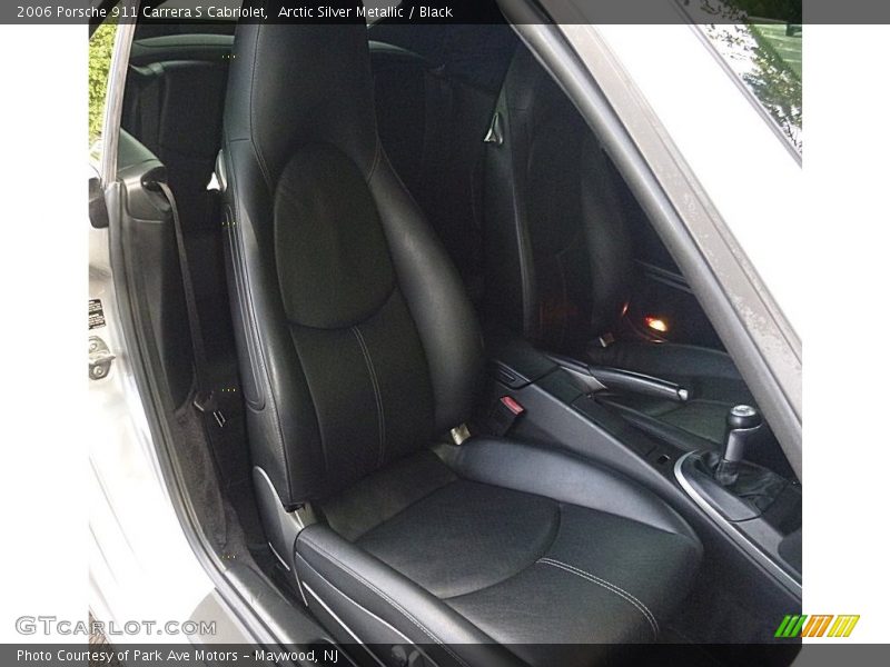 Arctic Silver Metallic / Black 2006 Porsche 911 Carrera S Cabriolet