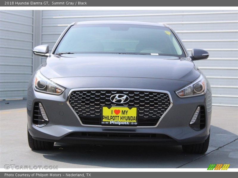 Summit Gray / Black 2018 Hyundai Elantra GT