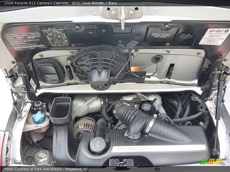 Arctic Silver Metallic / Black 2006 Porsche 911 Carrera S Cabriolet