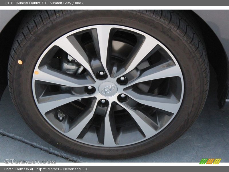 Summit Gray / Black 2018 Hyundai Elantra GT