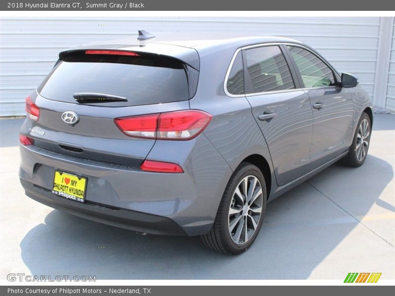 Summit Gray / Black 2018 Hyundai Elantra GT