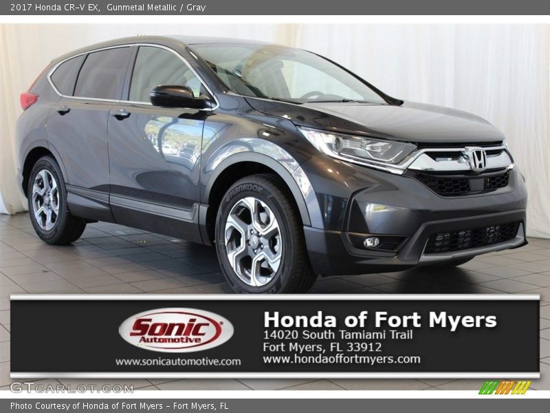 Gunmetal Metallic / Gray 2017 Honda CR-V EX