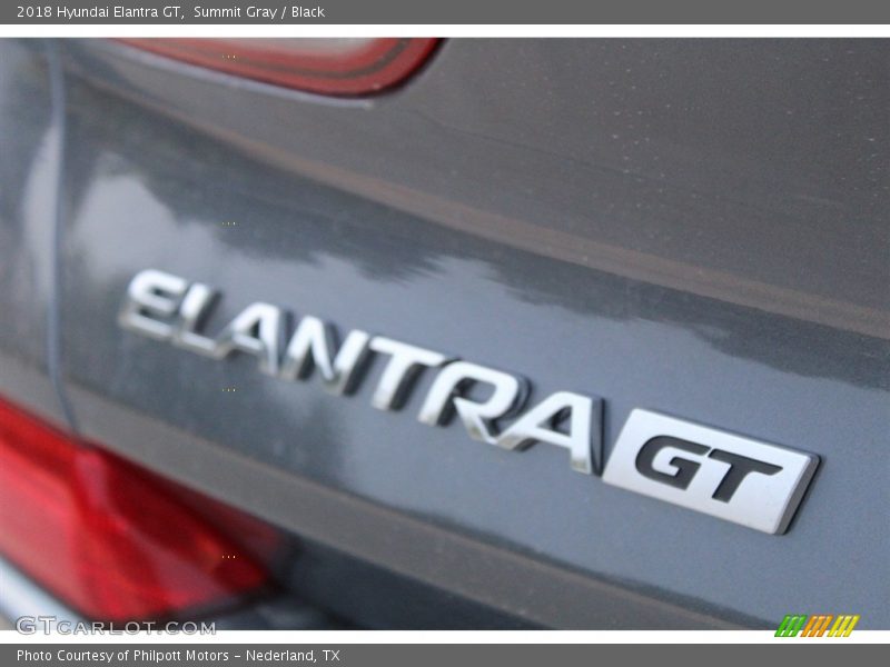 Summit Gray / Black 2018 Hyundai Elantra GT
