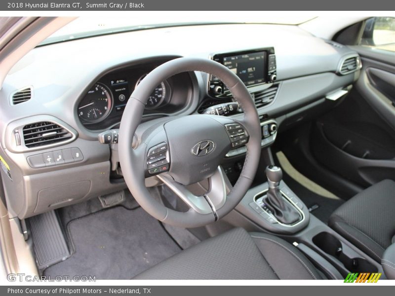 Summit Gray / Black 2018 Hyundai Elantra GT