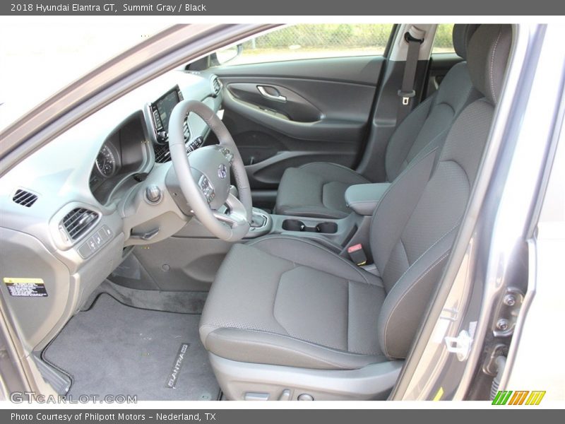 Summit Gray / Black 2018 Hyundai Elantra GT