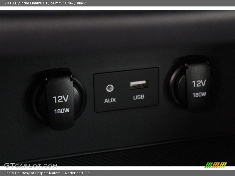 Summit Gray / Black 2018 Hyundai Elantra GT