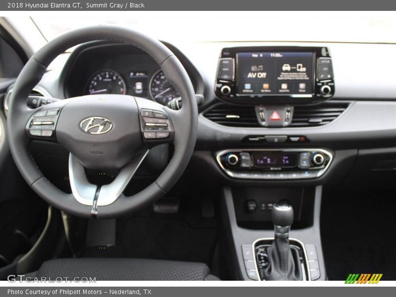 Summit Gray / Black 2018 Hyundai Elantra GT