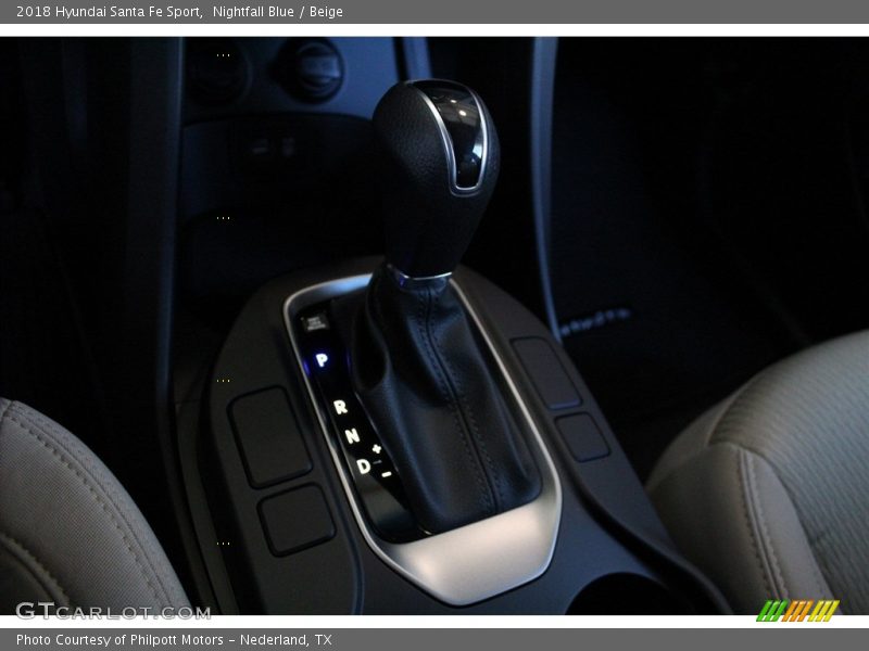 Nightfall Blue / Beige 2018 Hyundai Santa Fe Sport