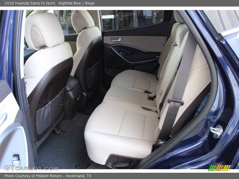 Nightfall Blue / Beige 2018 Hyundai Santa Fe Sport
