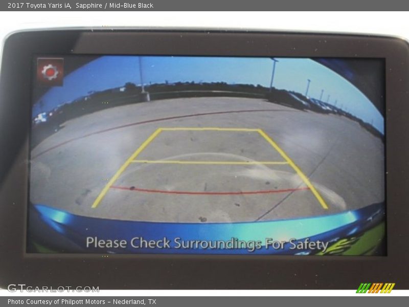 Sapphire / Mid-Blue Black 2017 Toyota Yaris iA