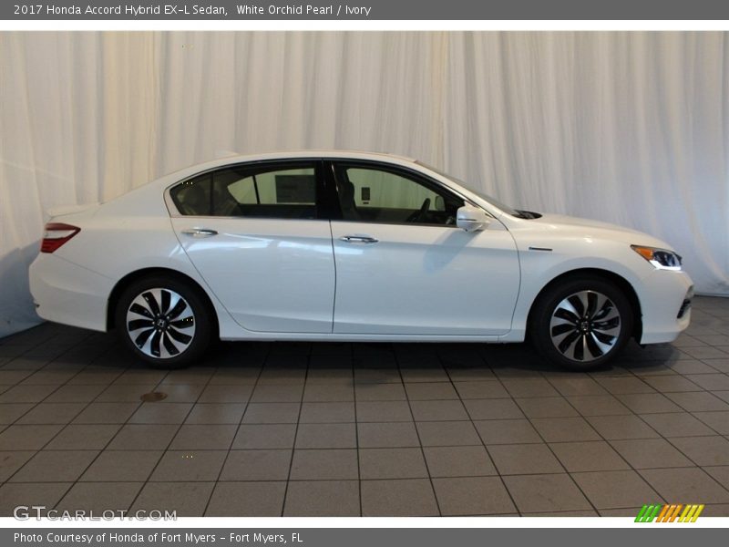 White Orchid Pearl / Ivory 2017 Honda Accord Hybrid EX-L Sedan