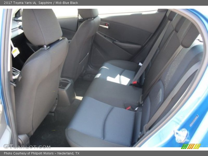 Sapphire / Mid-Blue Black 2017 Toyota Yaris iA