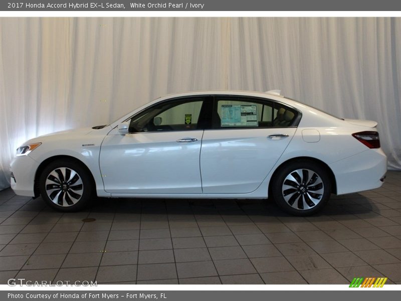 White Orchid Pearl / Ivory 2017 Honda Accord Hybrid EX-L Sedan