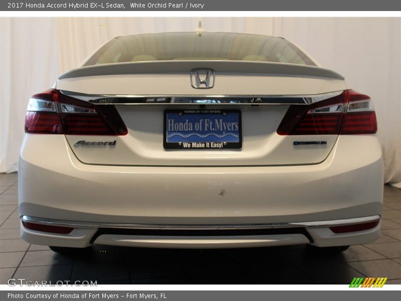 White Orchid Pearl / Ivory 2017 Honda Accord Hybrid EX-L Sedan