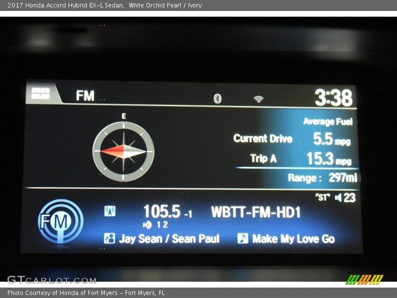 White Orchid Pearl / Ivory 2017 Honda Accord Hybrid EX-L Sedan