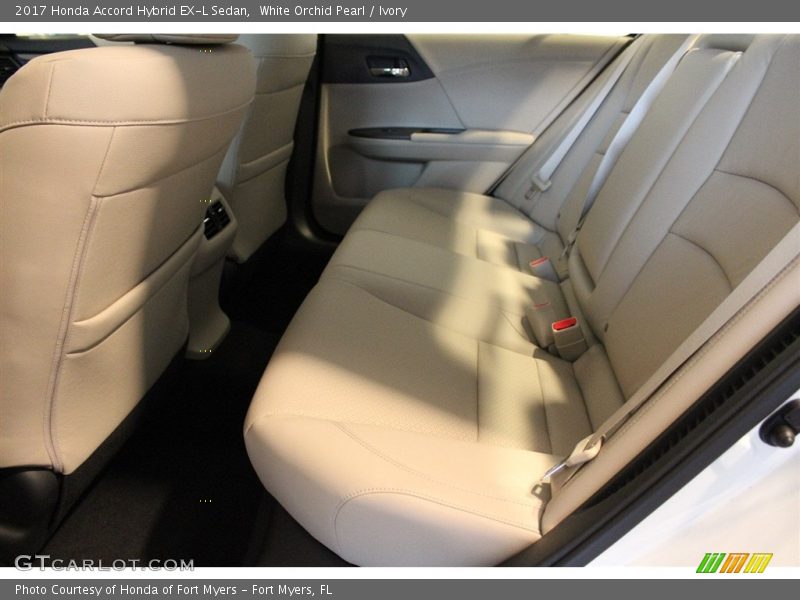 White Orchid Pearl / Ivory 2017 Honda Accord Hybrid EX-L Sedan