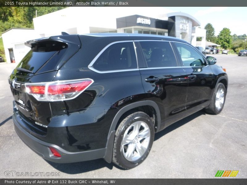 Attitude Black Metallic / Black 2015 Toyota Highlander Limited AWD