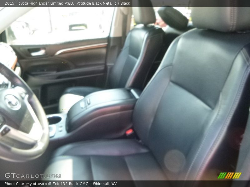 Attitude Black Metallic / Black 2015 Toyota Highlander Limited AWD