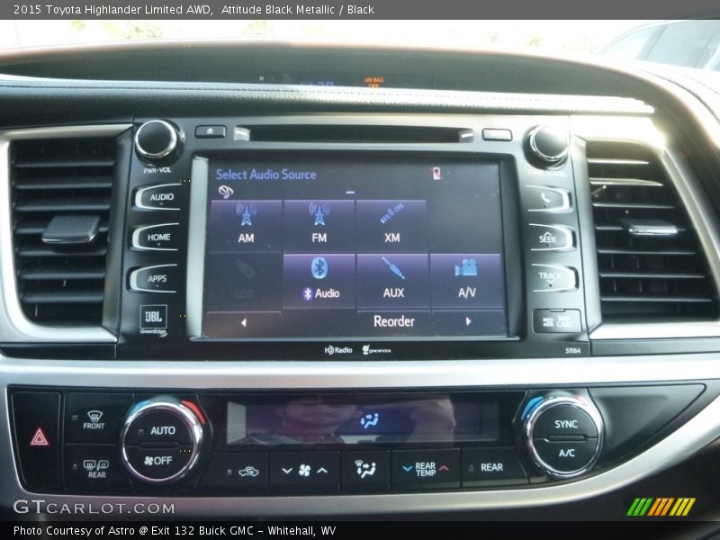 Attitude Black Metallic / Black 2015 Toyota Highlander Limited AWD