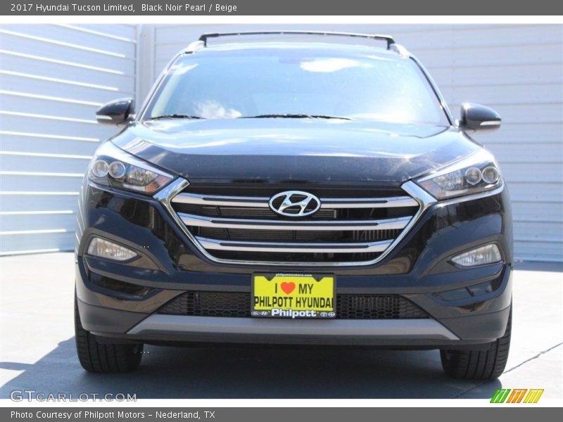 Black Noir Pearl / Beige 2017 Hyundai Tucson Limited